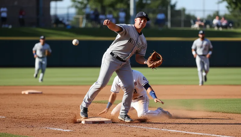 Illustration of turn two: To make two outs in baseball on one play.