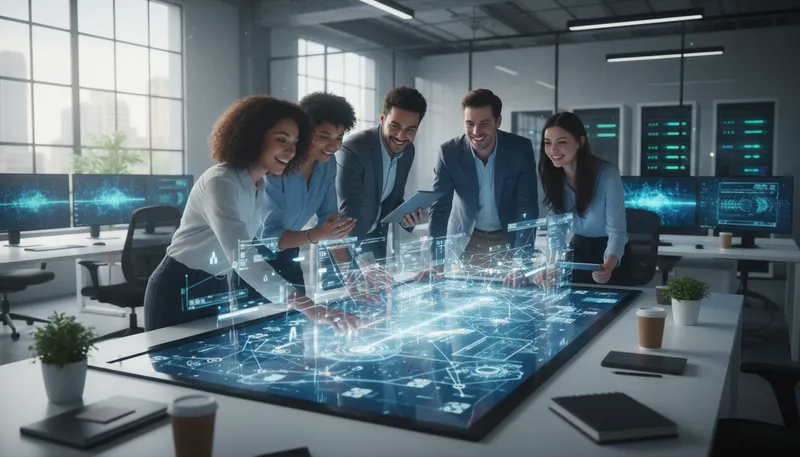 Illustration of cutting edge: The latest technology or ideas.