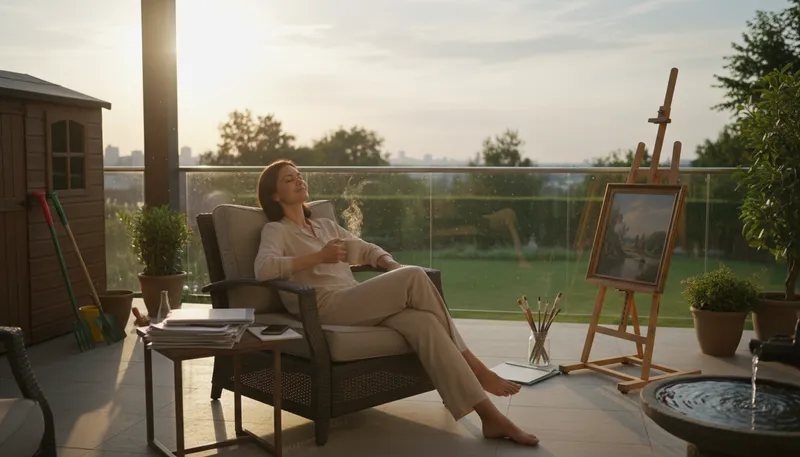 Illustration of rest easy: Be assured or calm about something.
