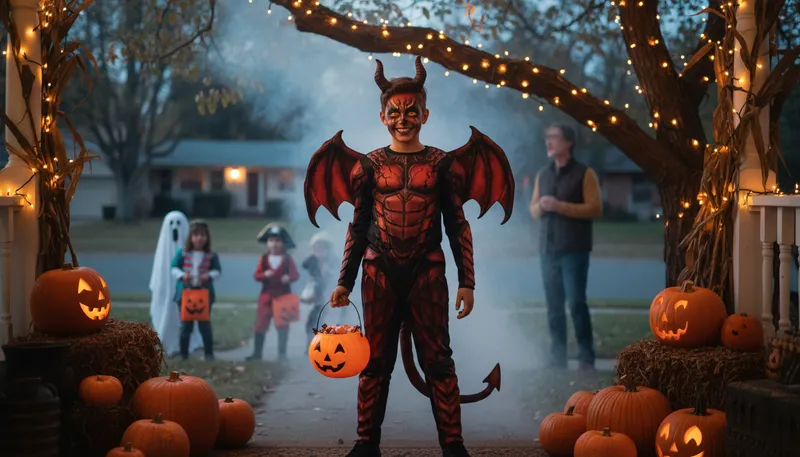 Illustration of demon: an evil spirit or monster