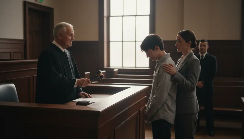 Illustration of clemency: Mercy or leniency shown towards a person.