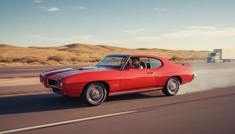 Illustration of pontiac: A brand of American cars.