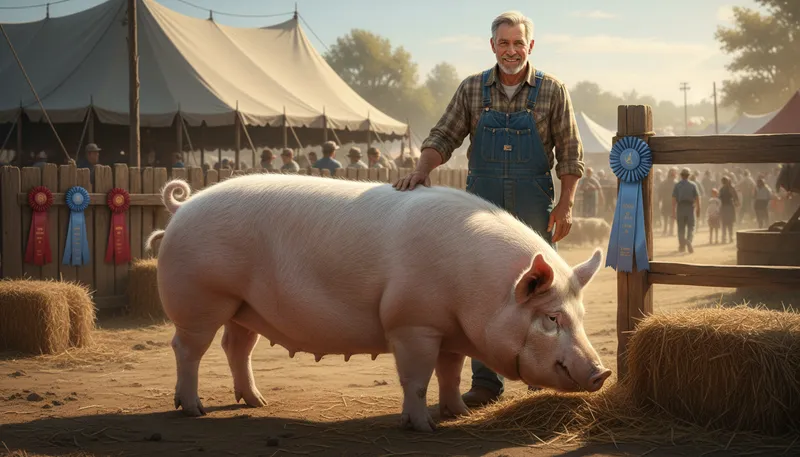 Illustration of hogg: A term often used for a pig or hog.