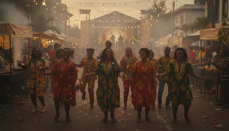 Illustration of jamaicans: People from Jamaica.