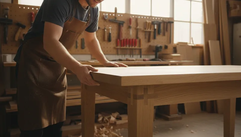 Illustration of joinery: The craft of connecting wooden pieces.