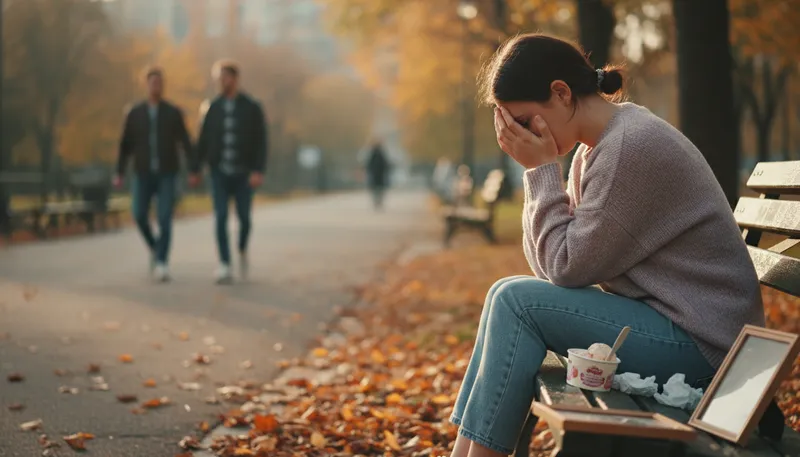 Illustration of cut up: emotionally distressed or upset