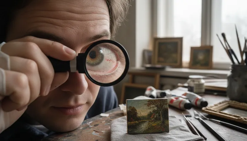Illustration of magnification: the process of enlarging an image.