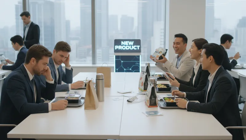 Illustration of eat someone's lunch: outperform or outsmart someone