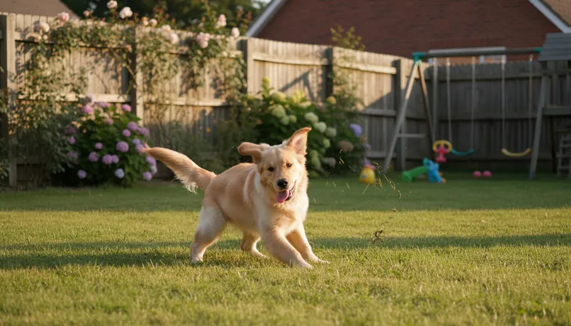 Illustration of doggie: A playful term for a dog.