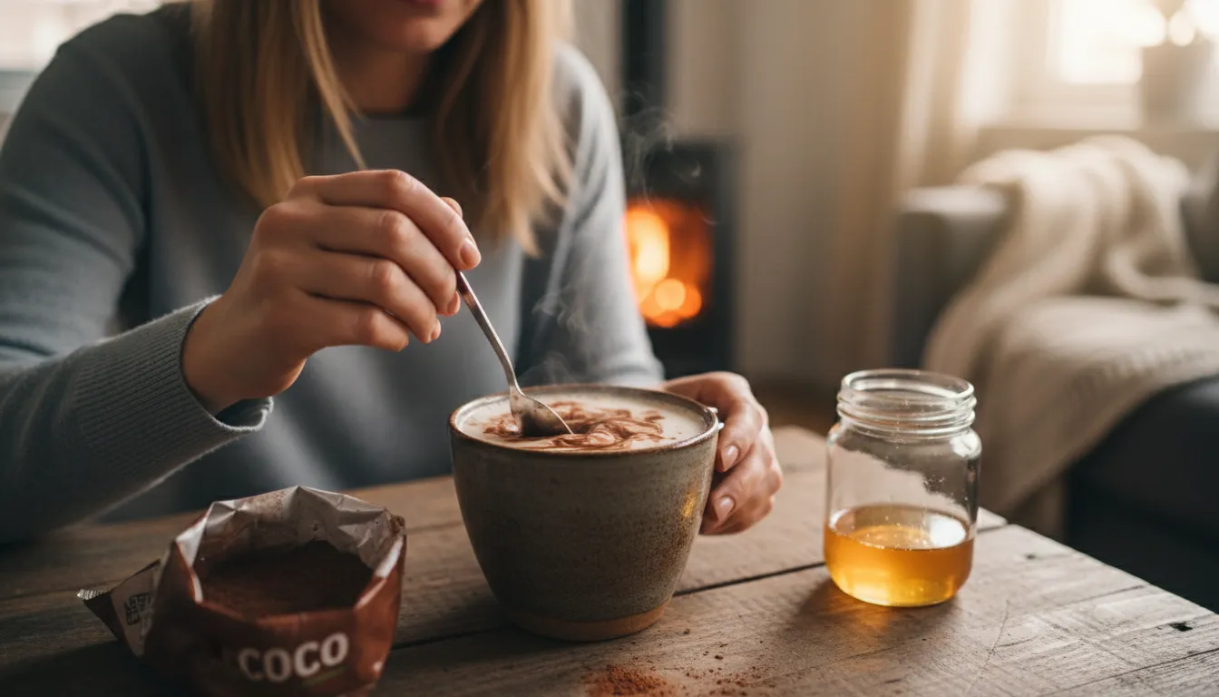 cocoのイラスト：A common name for cocoa or chocolate.