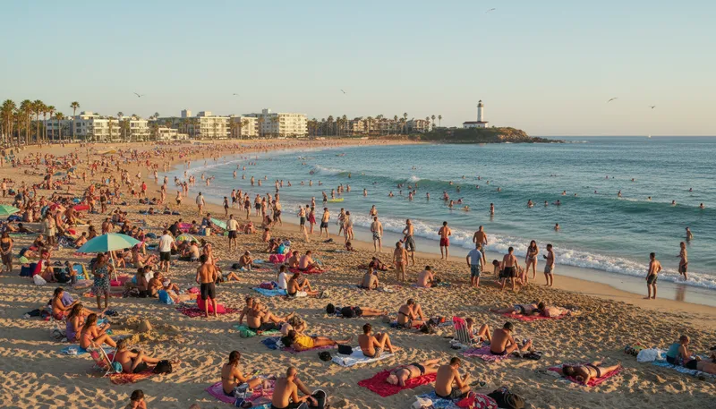 Illustration of cronulla: A suburb located in New South Wales, Australia.