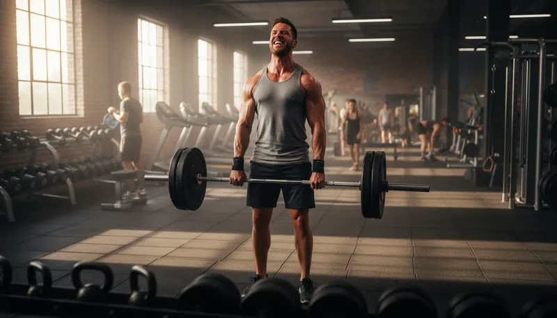 Illustration of my body is ready: Prepared for physical activity or challenge.