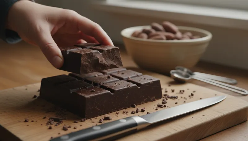 Illustration of chunk: A thick piece or portion of something.