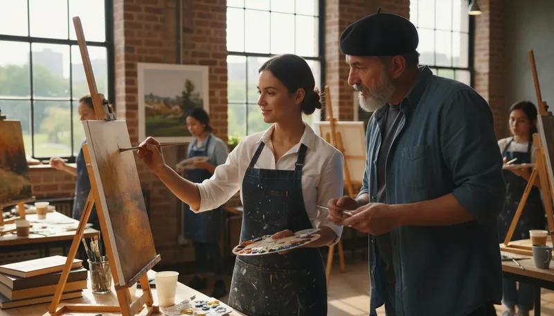 Illustration of masterclass: An expert-led class on a particular skill.