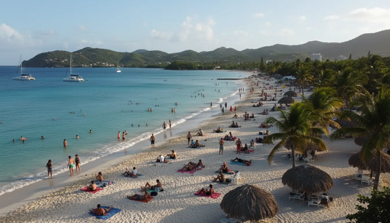 Ilustrasi Grenada: An island country in the Caribbean Sea.