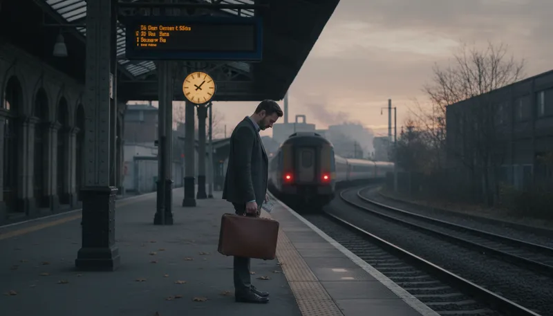 Illustration of that train has already left the station: An opportunity is no longer available.