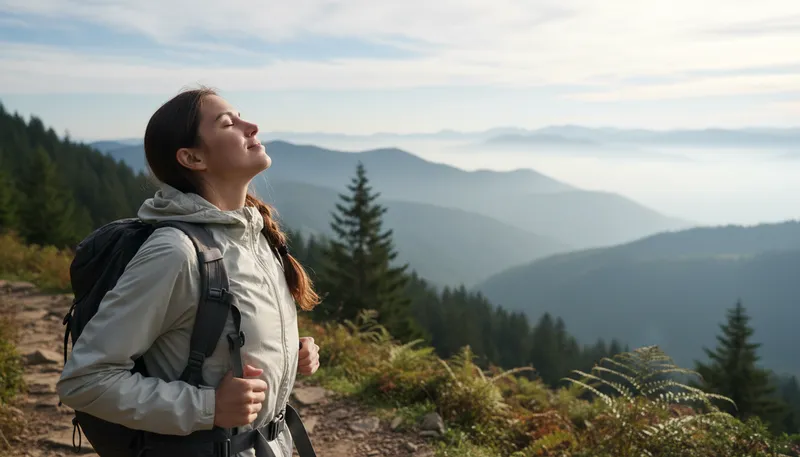 Illustration of inspiration: the act of breathing in