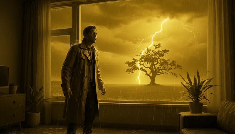Illustration of see yellow: to become frightened or cowardly.
