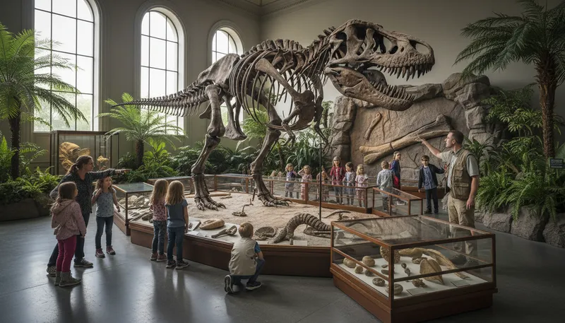 Illustration of cretaceous: A period in Earth's history with dinosaurs.
