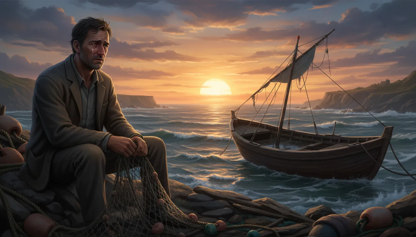 Illustration von the sun sets on something: A situation or period comes to an end.