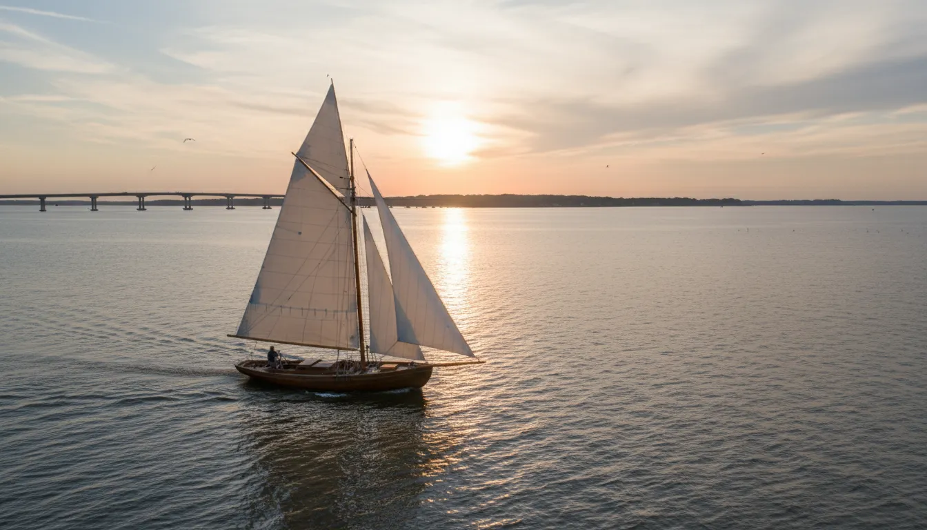 Illustration de Chesapeake : A large bay located in the U.S.