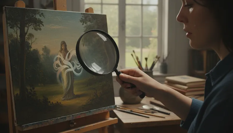 Illustration of symbolism: art movement emphasizing symbolic meaning