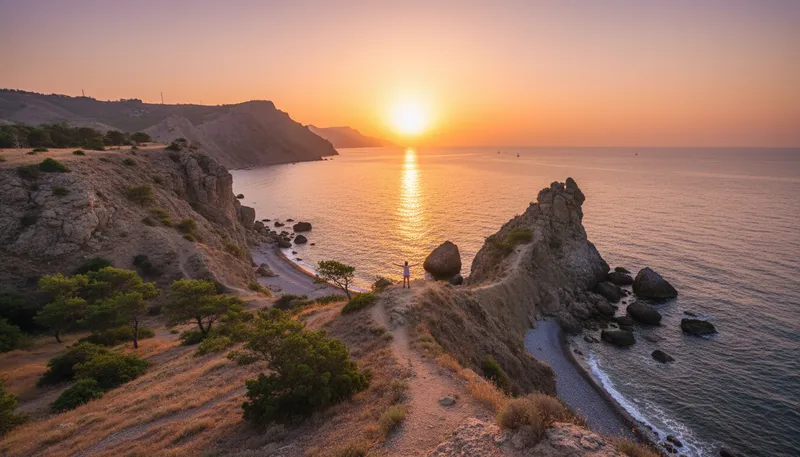 Illustration of crimea: A peninsula in the Black Sea region.