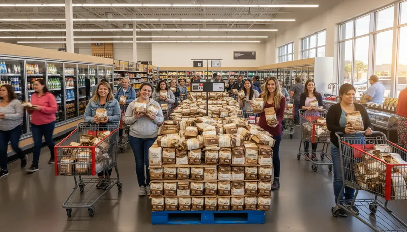 Illustration of kirkland: A brand name often associated with Costco products.