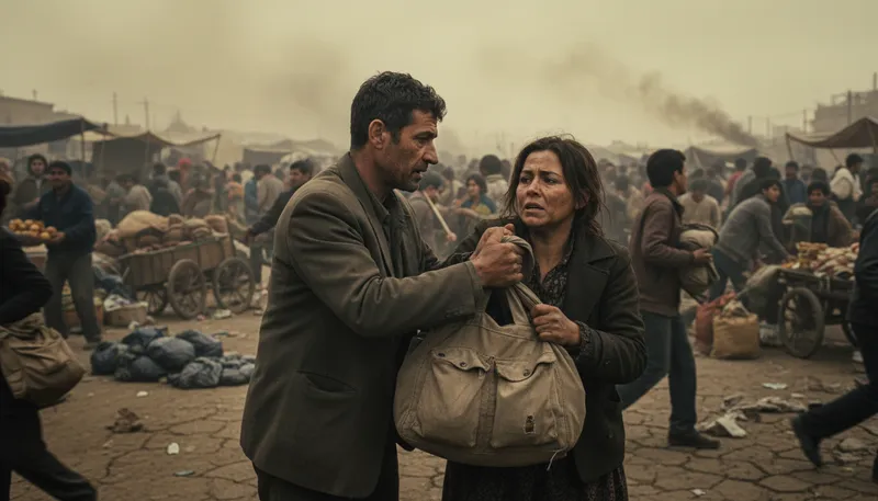 Illustration of give someone the bag: To betray or abandon someone.