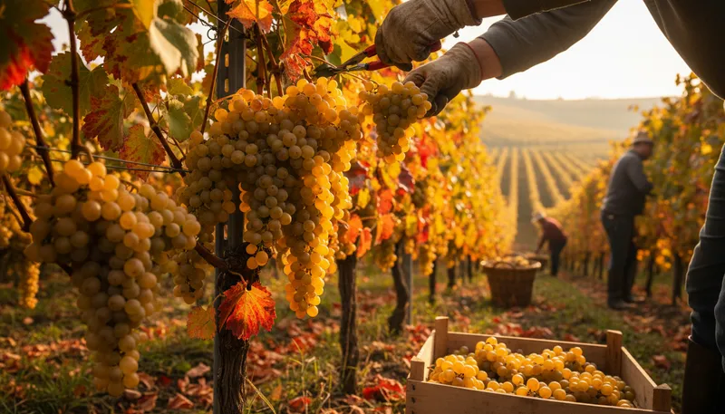 Illustration of müller: a type of wine grape used in winemaking