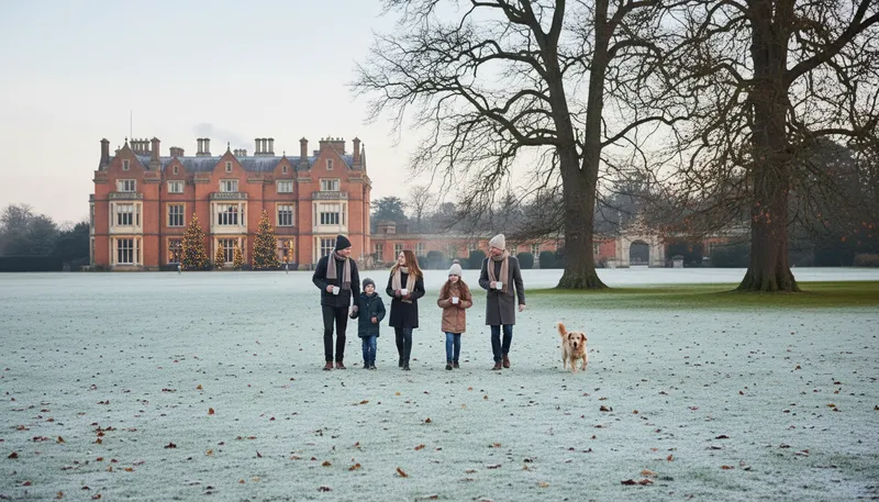 Illustration of sandringham: A royal residence in England.