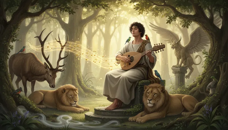 Illustration of orpheus: a legendary figure known for his music