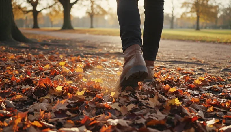 Illustration of autumnal: Relating to the fall season.