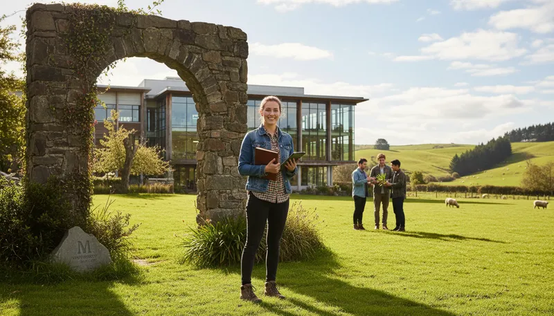 Illustration of massey: university in New Zealand