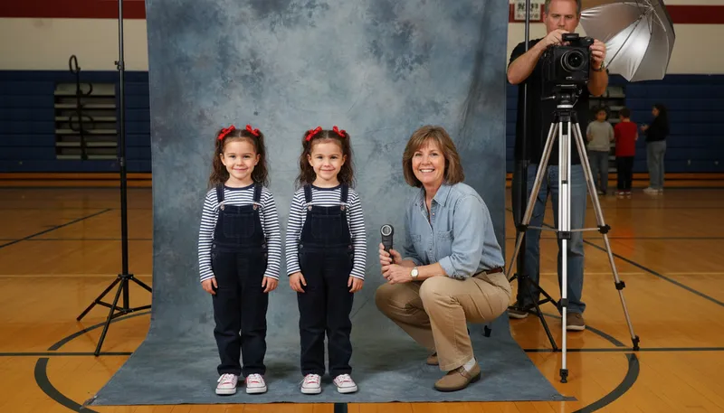 Illustration of identically: In the same way or manner.