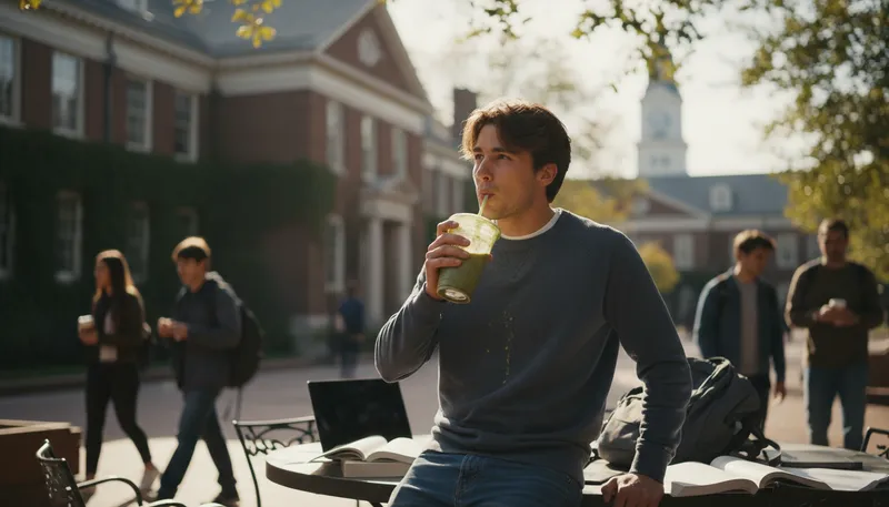 Illustration of suck down: to drink something quickly
