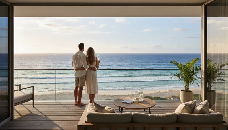 Illustration of condo: A private apartment in a shared building.