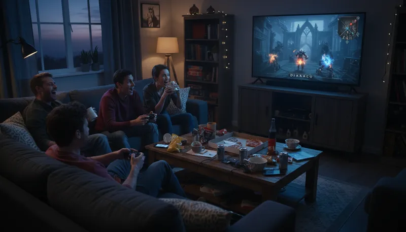 Illustration of diablo: a popular video game series with action
