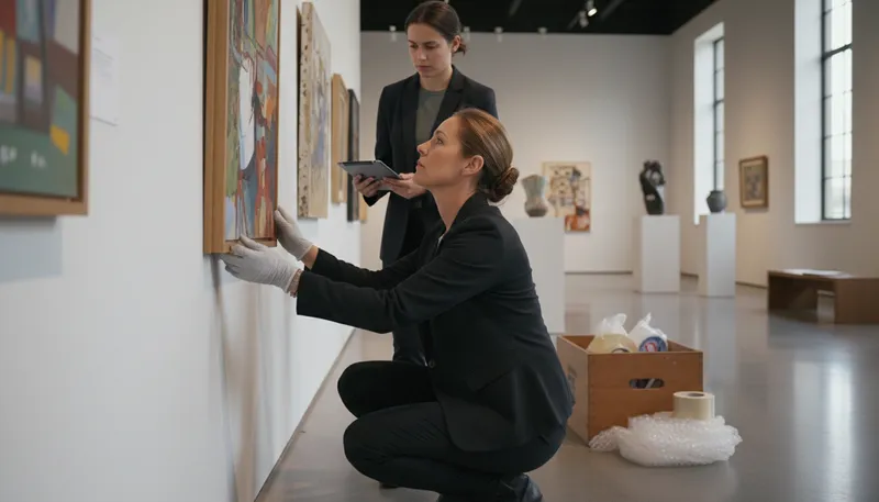 Illustration of curator: a manager or overseer of a project