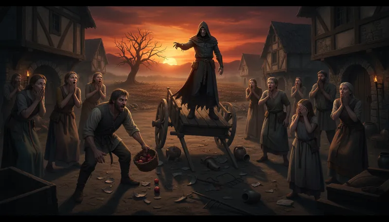 Illustration of wickedness: The quality of being evil or morally wrong.