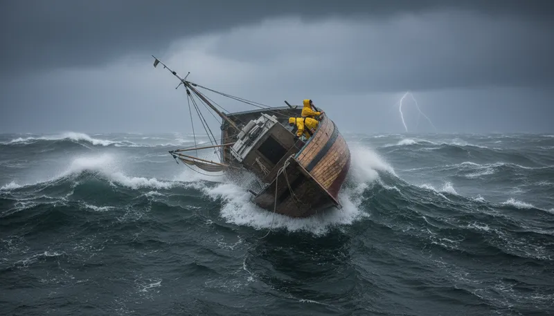 Illustration of turn turtle: Capsize or overturn, especially a boat.