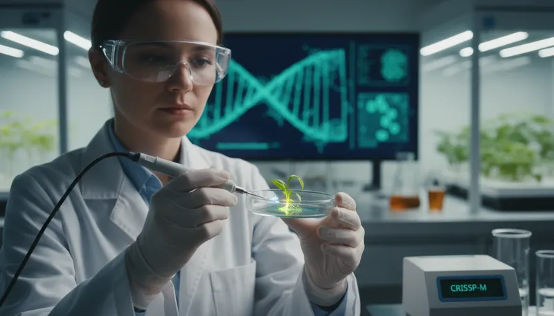 Illustration of crispr: Tool for editing genes in DNA.