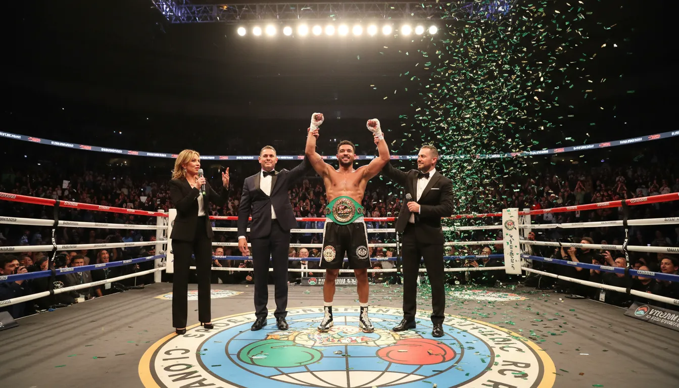 WBC 的插圖：A major international boxing organization.