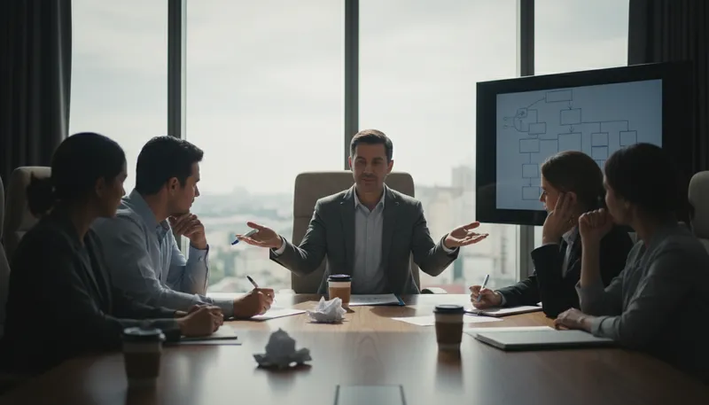 Illustration of facilitator: a person who helps a process run smoothly