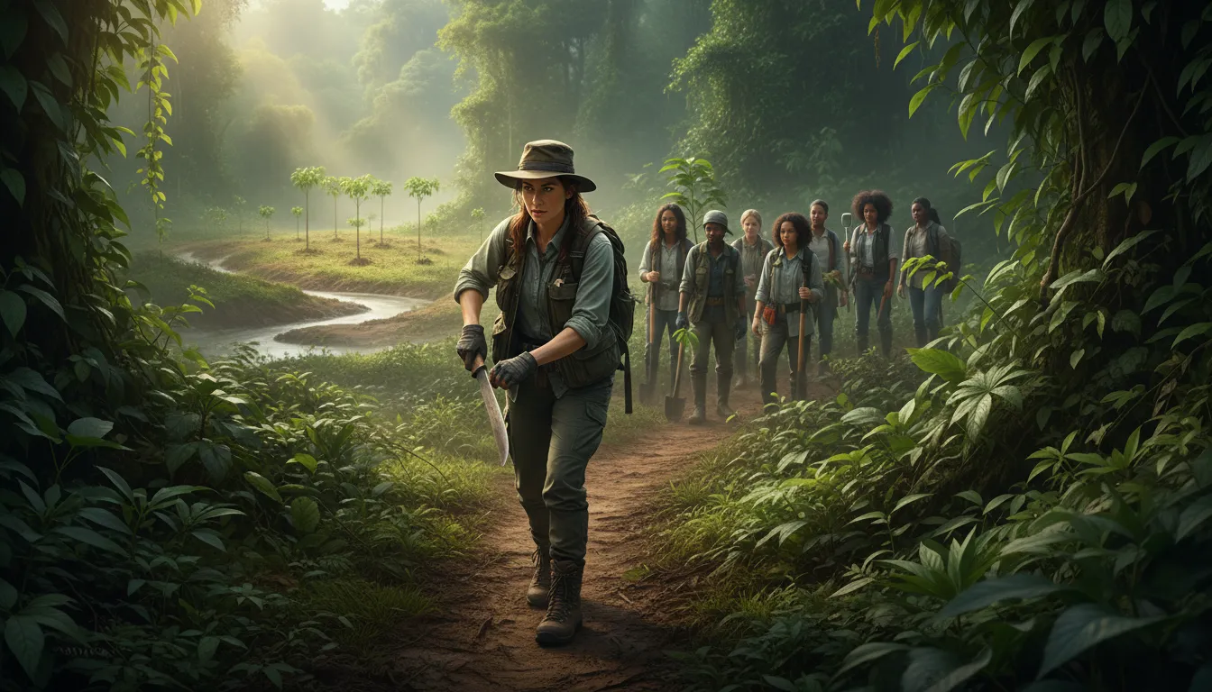 Иллюстрация blaze a trail: to lead the way or innovate