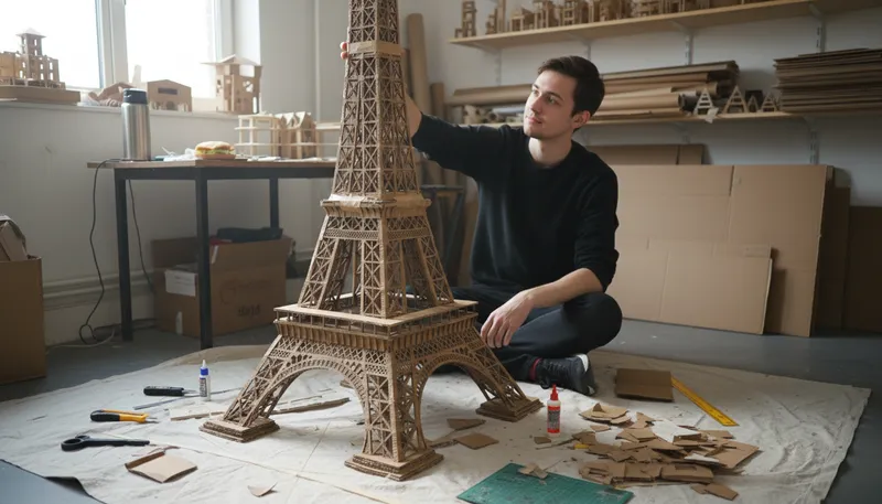 Illustration of model: A small version of something larger.