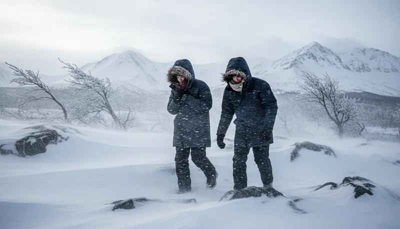 Illustration of icy: extremely cold