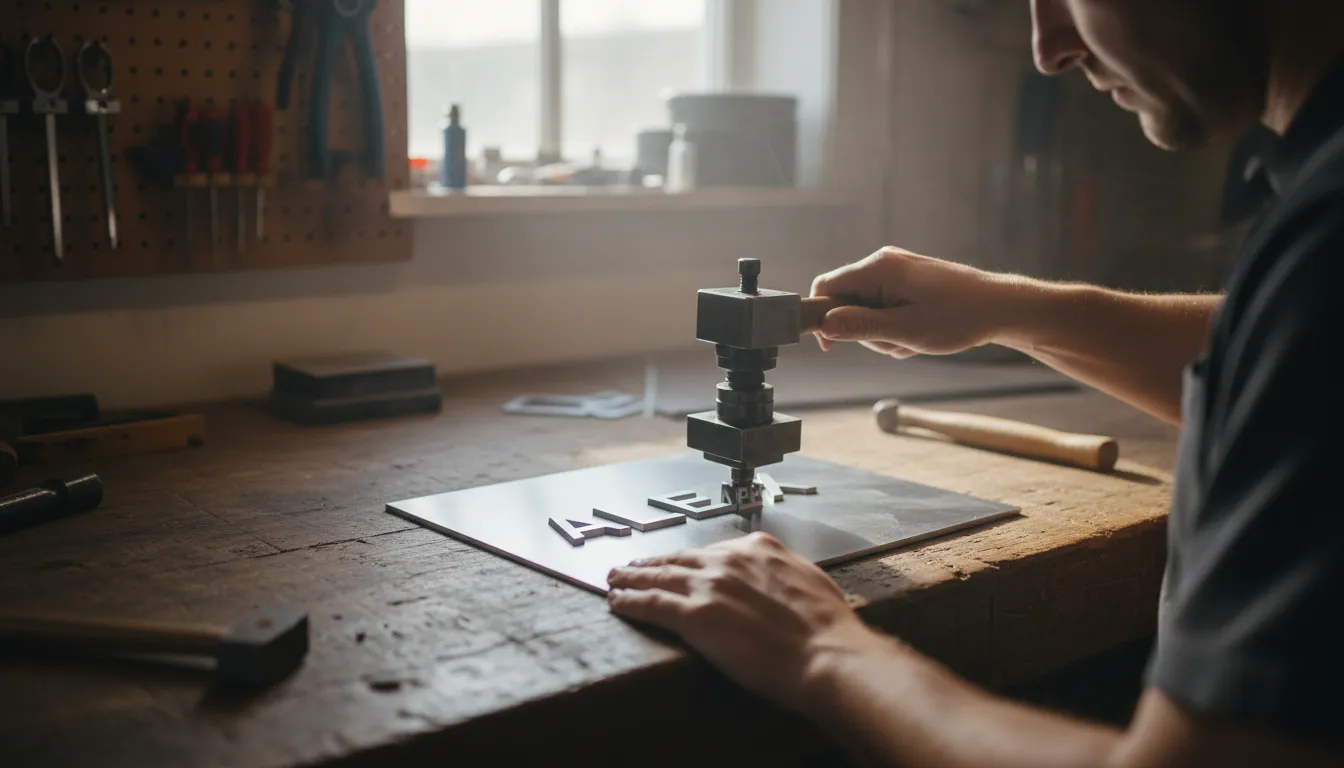 emboss का चित्र: to create a raised design on a surface