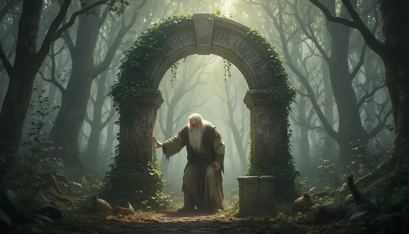 Illustration of lost to time: Forgotten or no longer remembered.