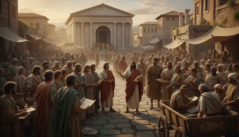 Illustration of christianity: A religion based on Jesus Christ's teachings.